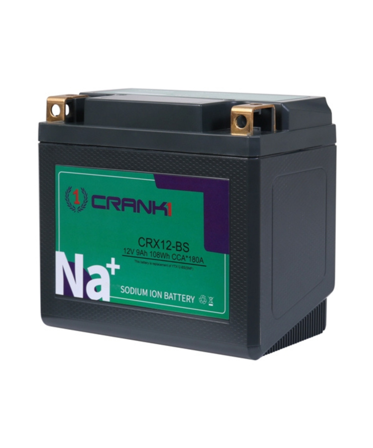 Crank1 Sodium ION Factory Activated Battery for BMW F850GS - (2016-2025) - CRX12-BS
