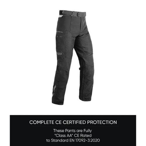 Rynox Outlander Pro CE Certified Class AA Riding Pant - Black