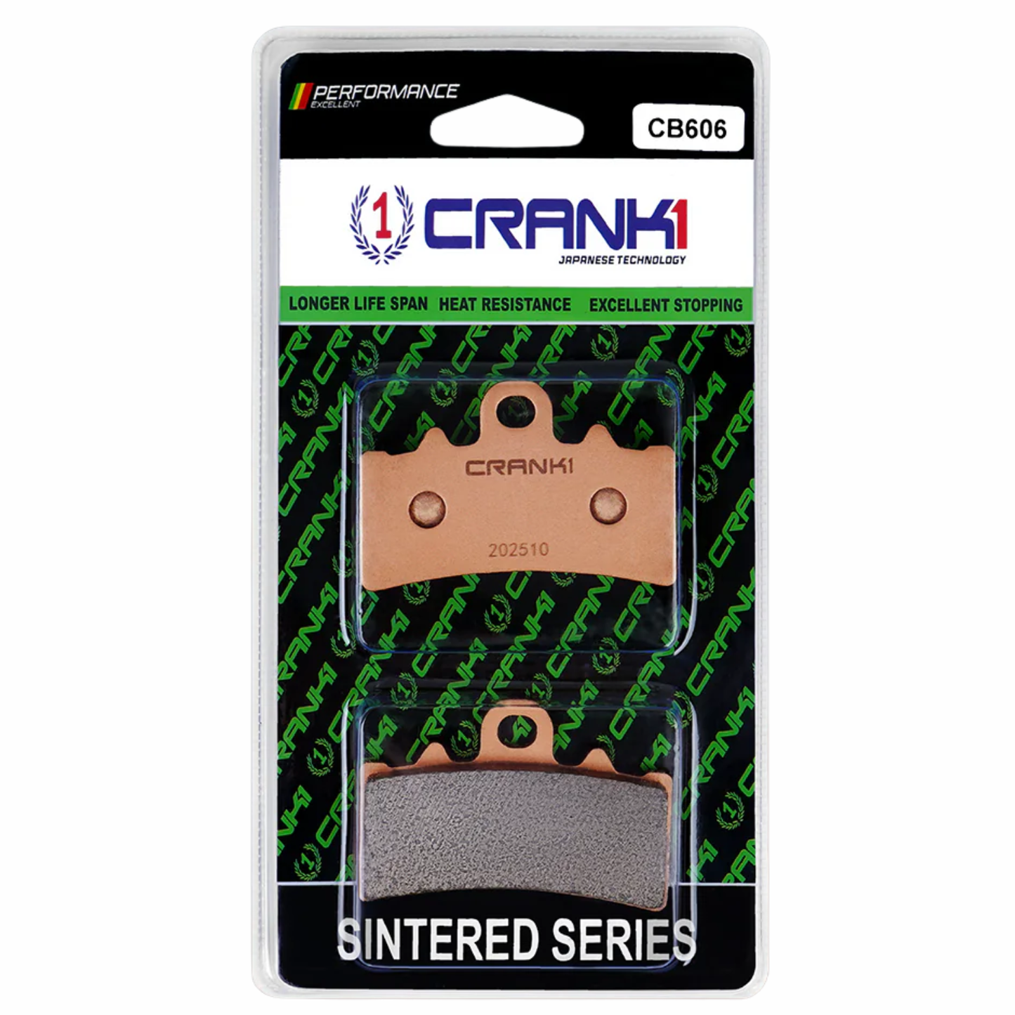 Crank1 Sintered Brake Pads for BMW G 310 RR