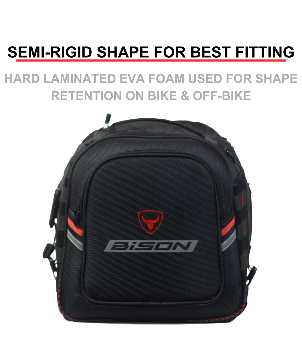 Bison ProGear Camper 50L Tail Bag - Black