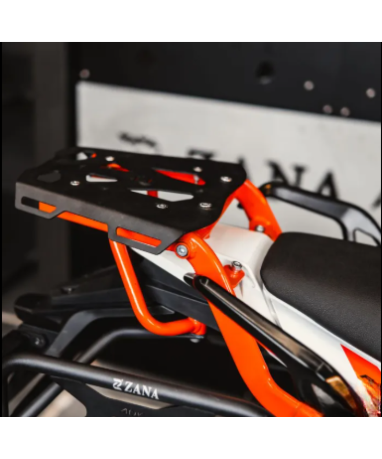 Zana Top Rack with MS Plate for KTM ADV 390 2025 - Orange - ZI-8568