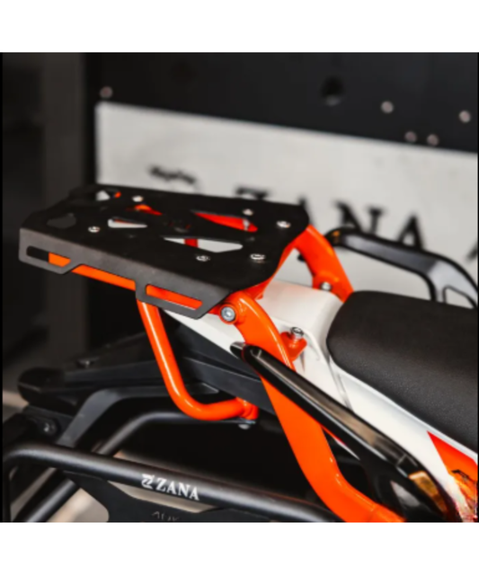 Zana Top Rack with MS Plate for KTM ADV 390 2025 - Orange - ZI-8568