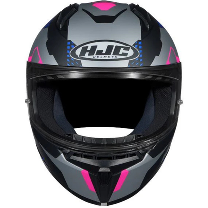 HJC C10 Aspa MC28SF Helmet - Silver Blue Pink