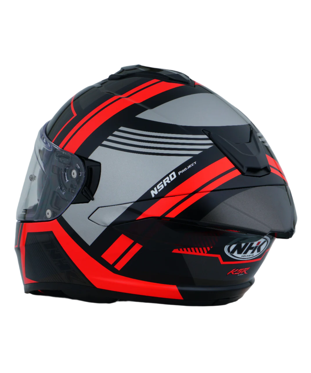 NHK K5R V2 Fader Helmet - Gloss Black Red