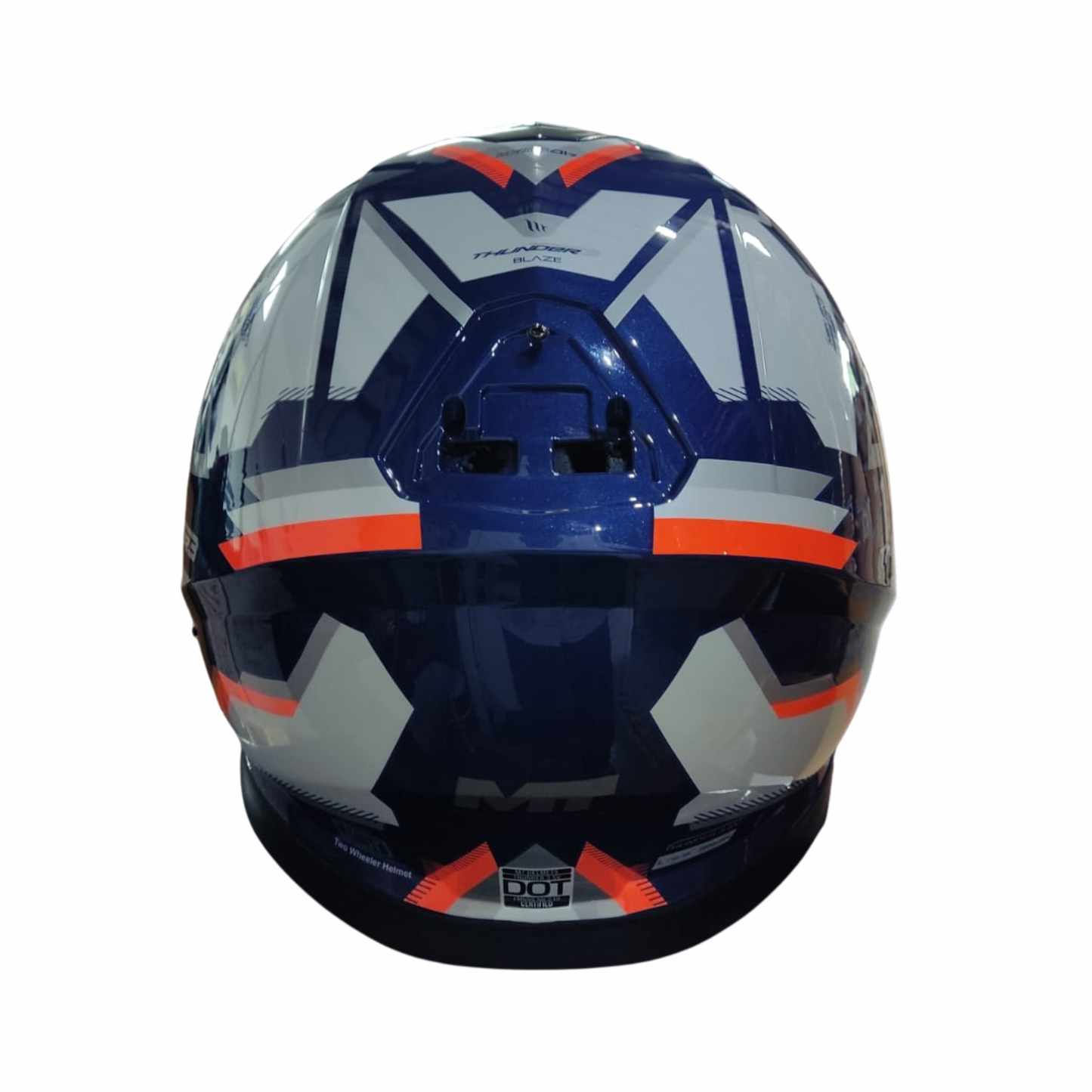 MT Thunder 3 SV Pro Blaze C14 Helmet - Gloss White Blue Orange