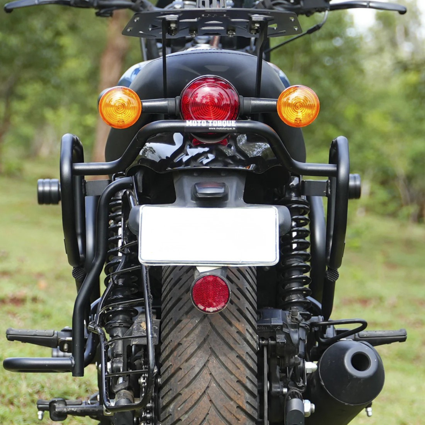 Moto Torque Royal Enfield Hunter 350 Saddle Stay - Black