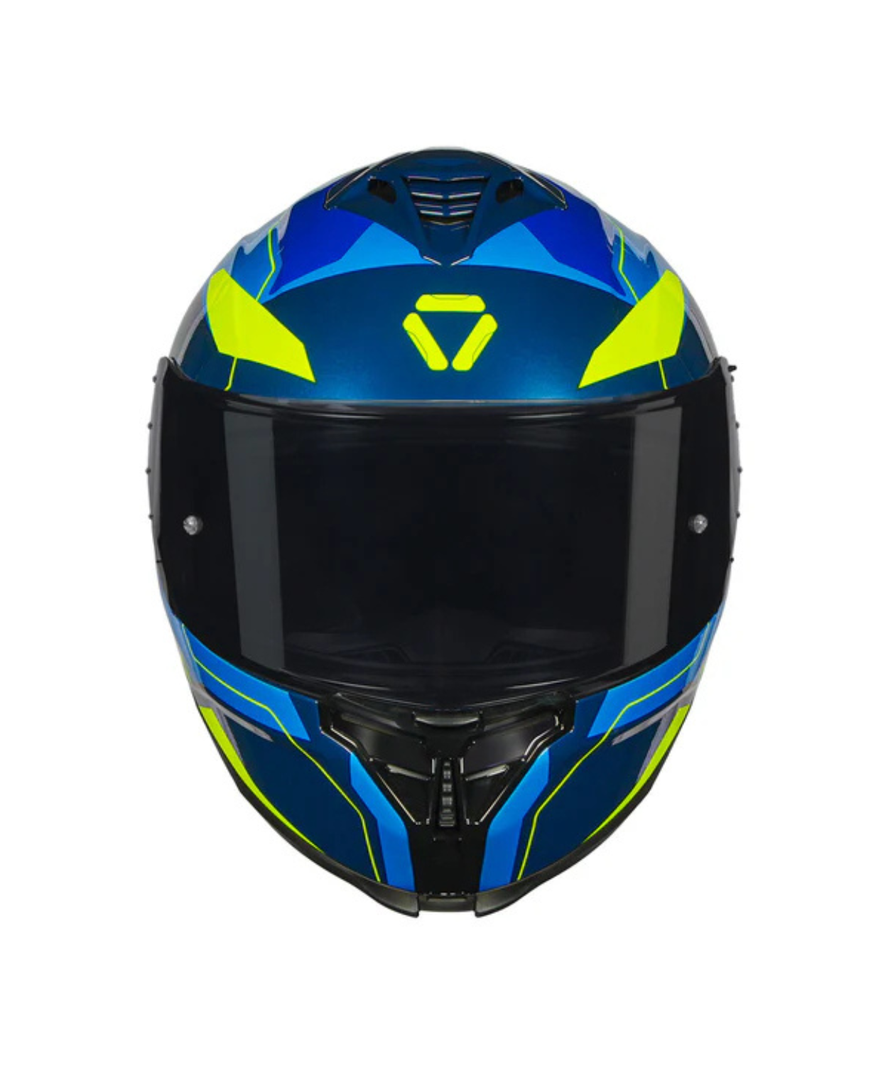 Korda Shockwave Flow Helmet - Gloss Blue Yellow