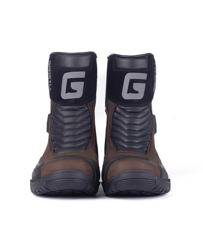 Gadsyll G-STAR 9 V2 Water Resistant Motorcycle Riding Boots - Brown