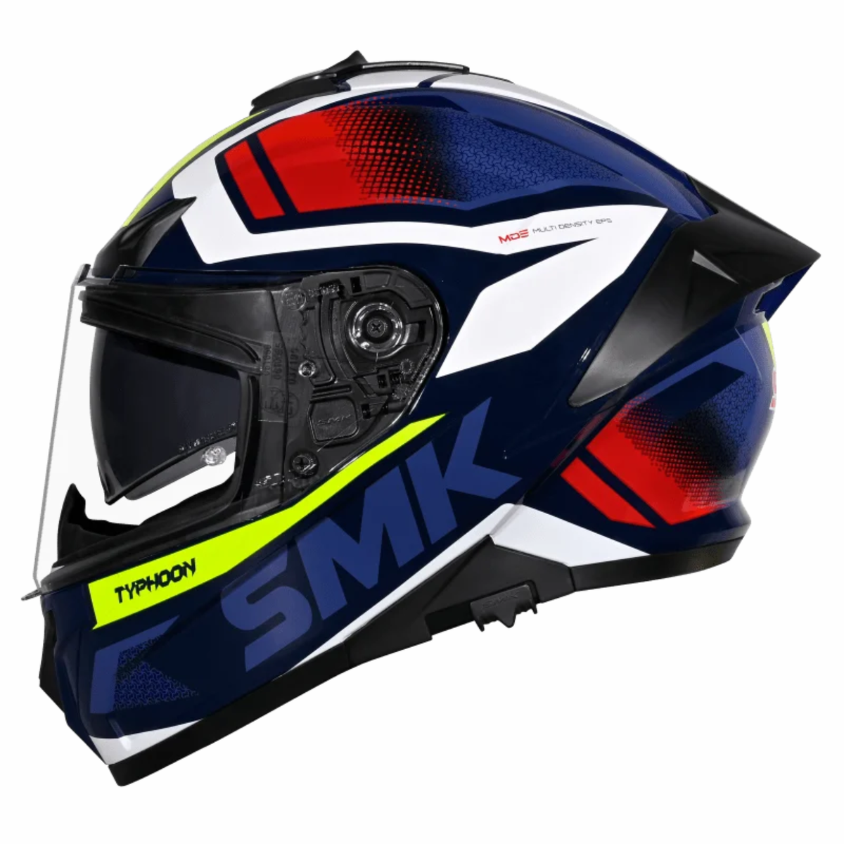 SMK Typhoon Thorn GL543 Blue Red White Helmet - SMK