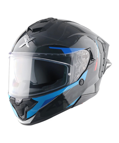 Axor Brutale Kryptic Dual Spoiler Helmet - Black Blue
