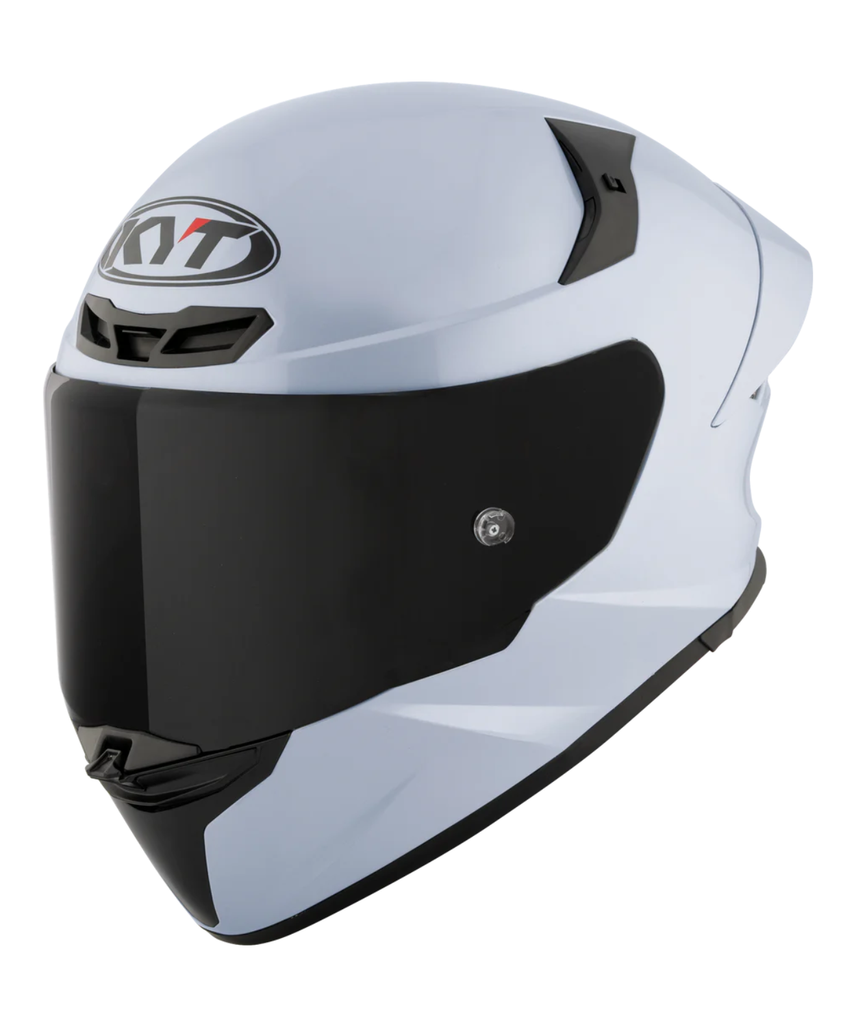 KYT TT-Revo Plain Helmet - Gloss Sea Blue