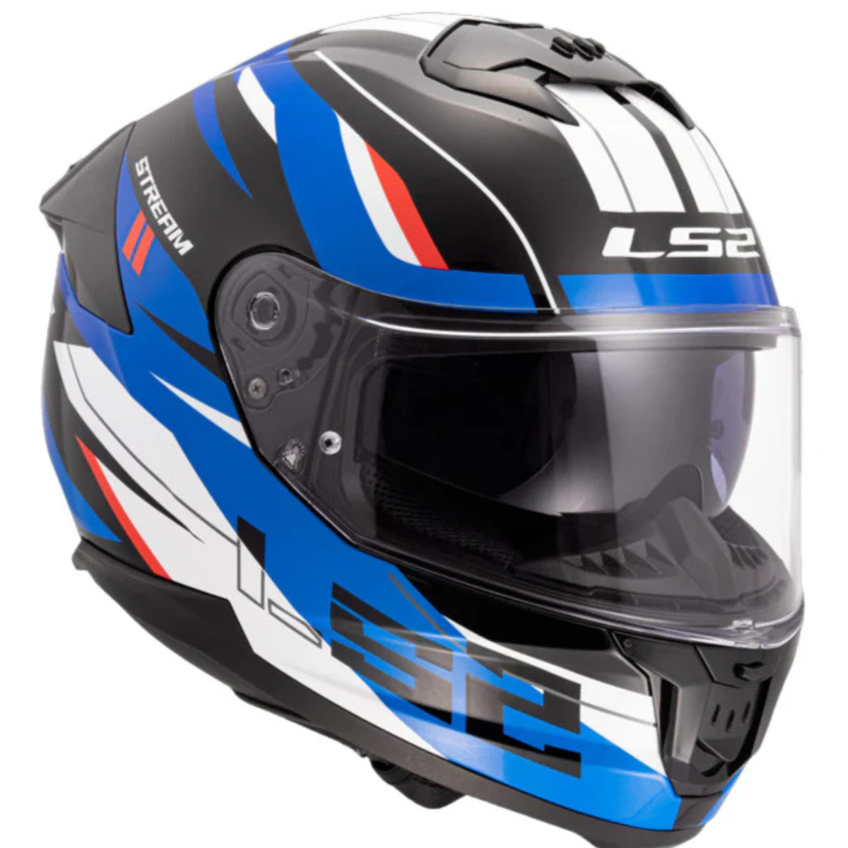 LS2 FF320 Stream II Bolt Helmet - Gloss Red Blue - LS2