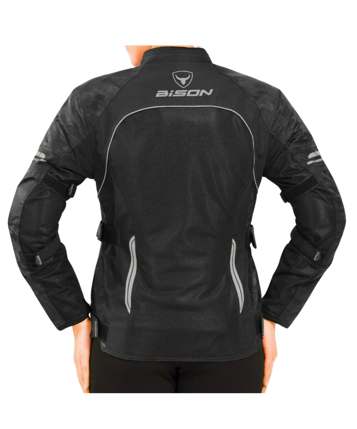 Bison ProGear Phoenix Women Riding Jacket - Hi-viz Grey