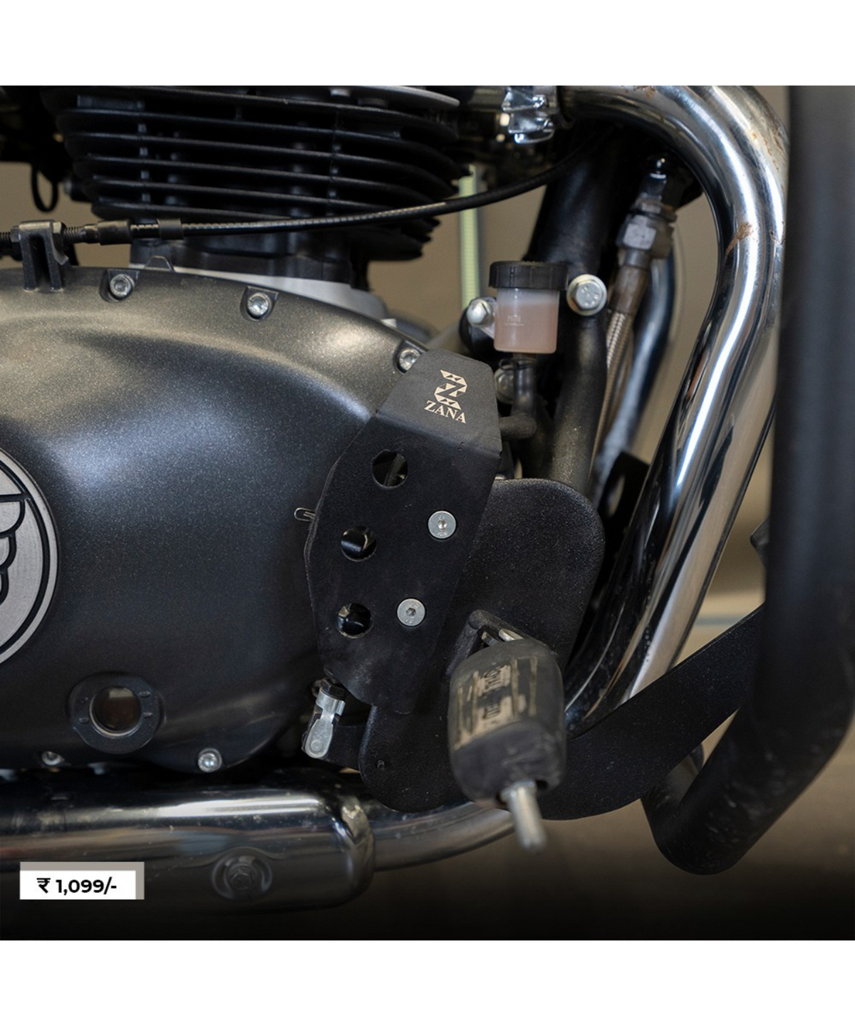 Zana Royal Enfield Super Meteor 650 Aluminium Rear Master Cylinder Cover - ZI-8333 - Zana