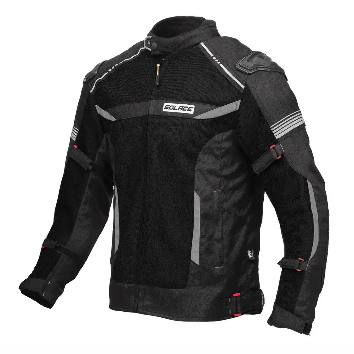 Solace Ramble V2.0 Motorcycle Riding Jacket - Black Grey