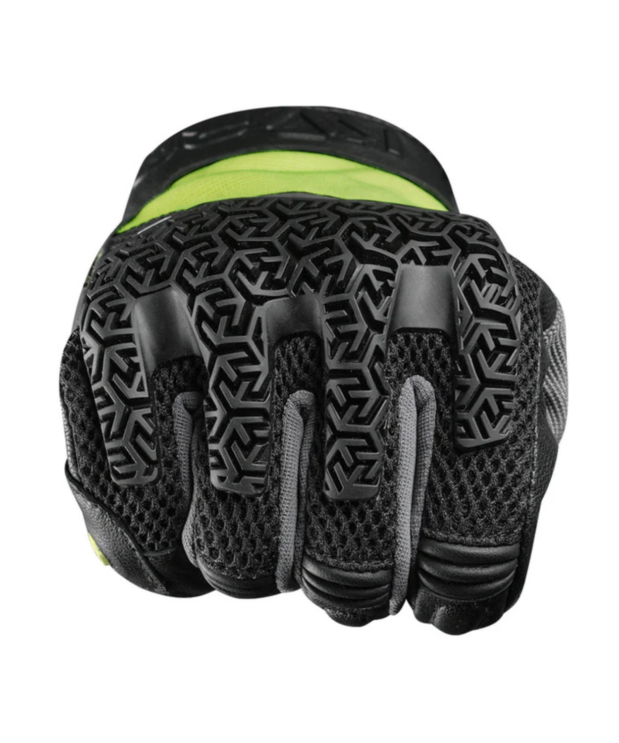 Korda D30 Adventure Riding Gloves - Black Fluorescent Yellow