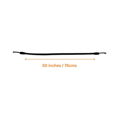 Mototech FlatGrip Bungee Tie-Down System - 38 inches - 96 cm - Black