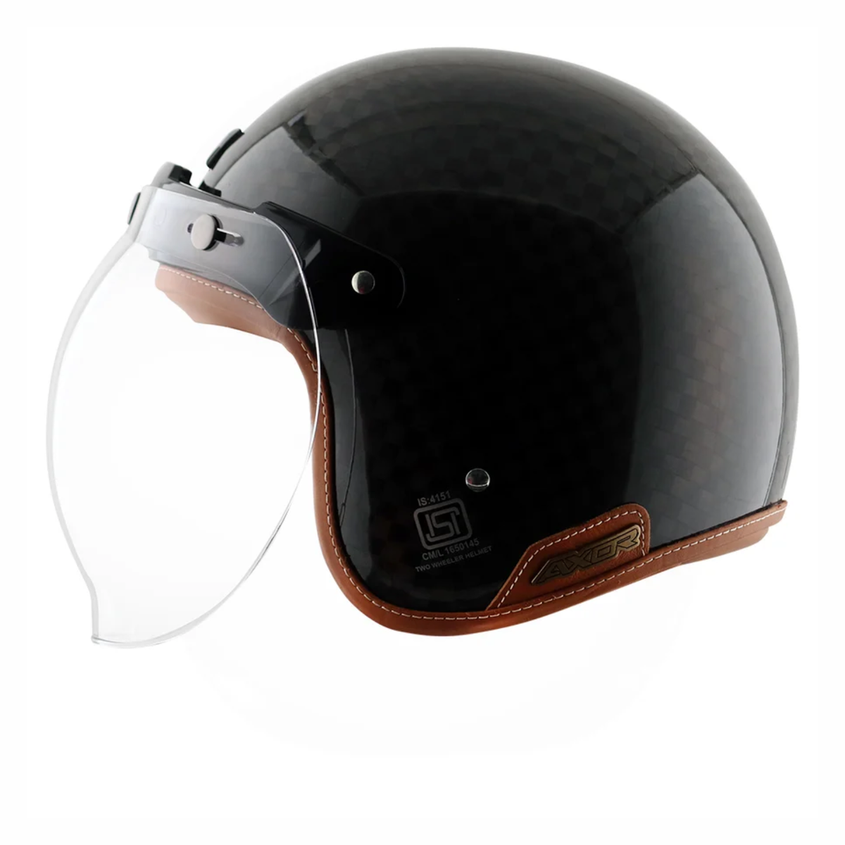 Axor Jet Carbon Big Checks Helmet - Black - AXOR