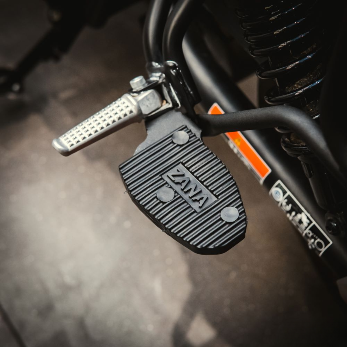Zana Honda Rebel 500 Rear Footrest - Black - ZI-8629 - Zana