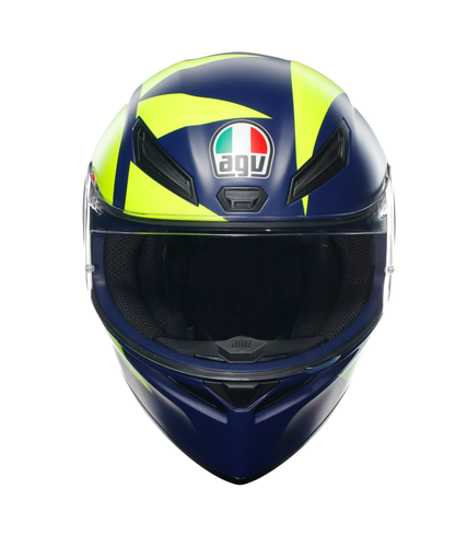 AGV K1S Soleluna 2018 019 Helmet - Gloss Blue Yellow