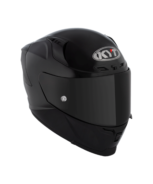 KYT Striker Plain Helmet - Gloss Black