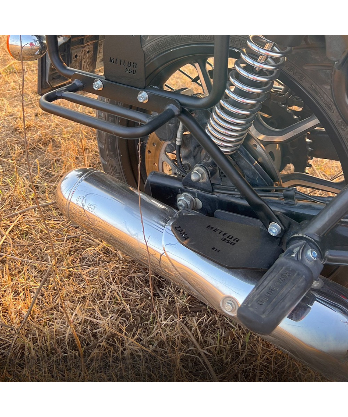 Zana Royal Enfield Meteor 350 Rear Footrest Steel Pair - ZI-8395 - Zana