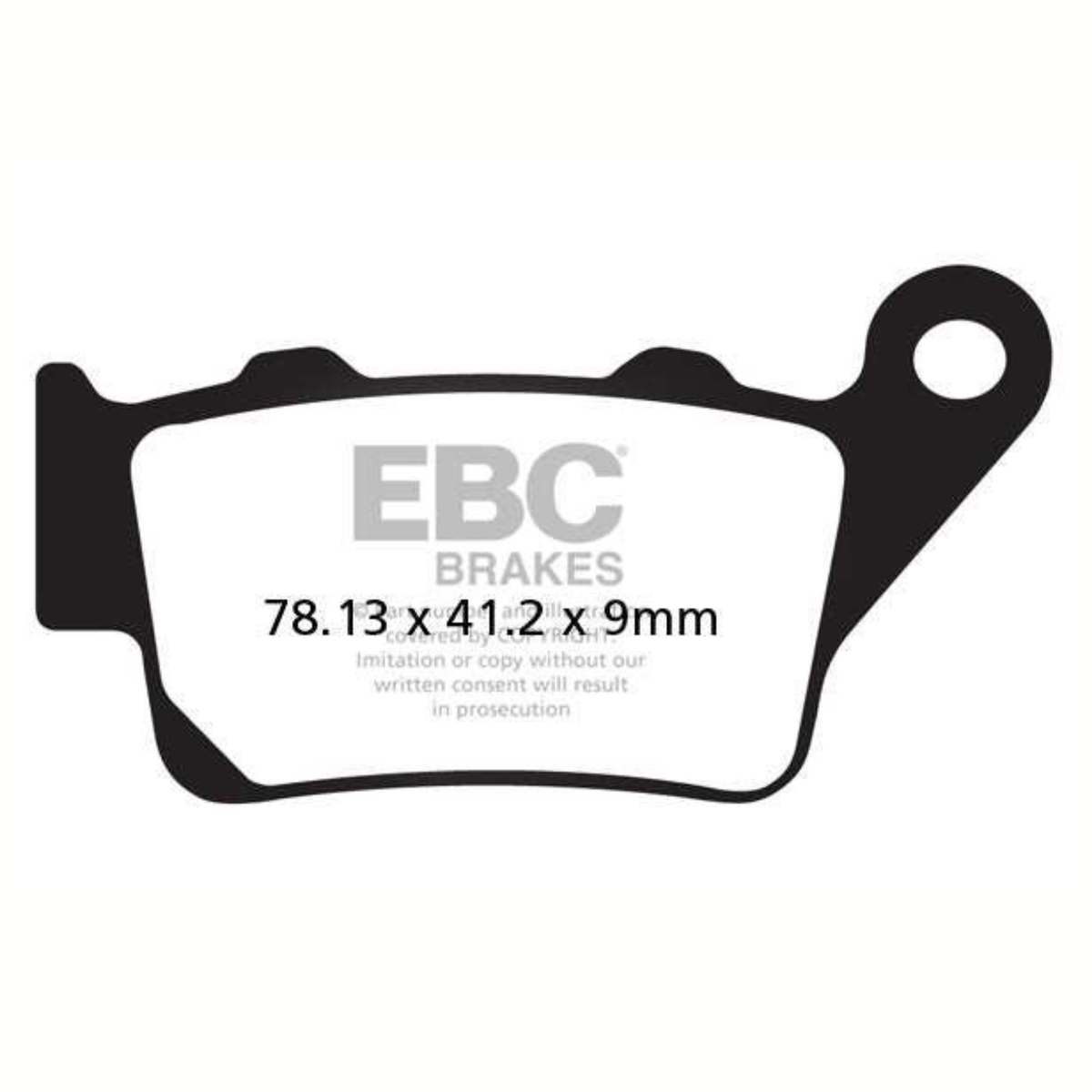 EBC Triumph Street Triple 675 R (2014-2016) Fully Sintered Brake Pads