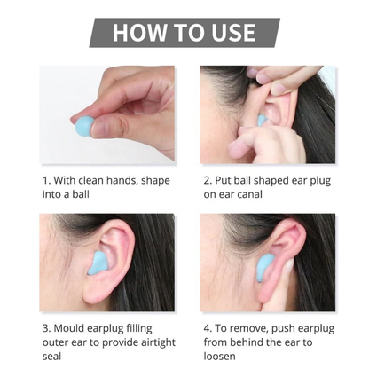Noise Reduction Earplugs - SNR-27-dB - Blue