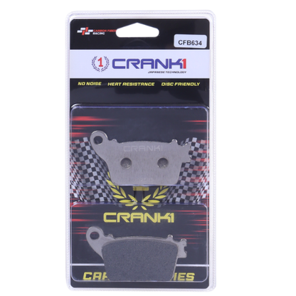 Crank1 Carbon Brake Pads for Kawasaki Ninja ZX-10R (2011-2015)
