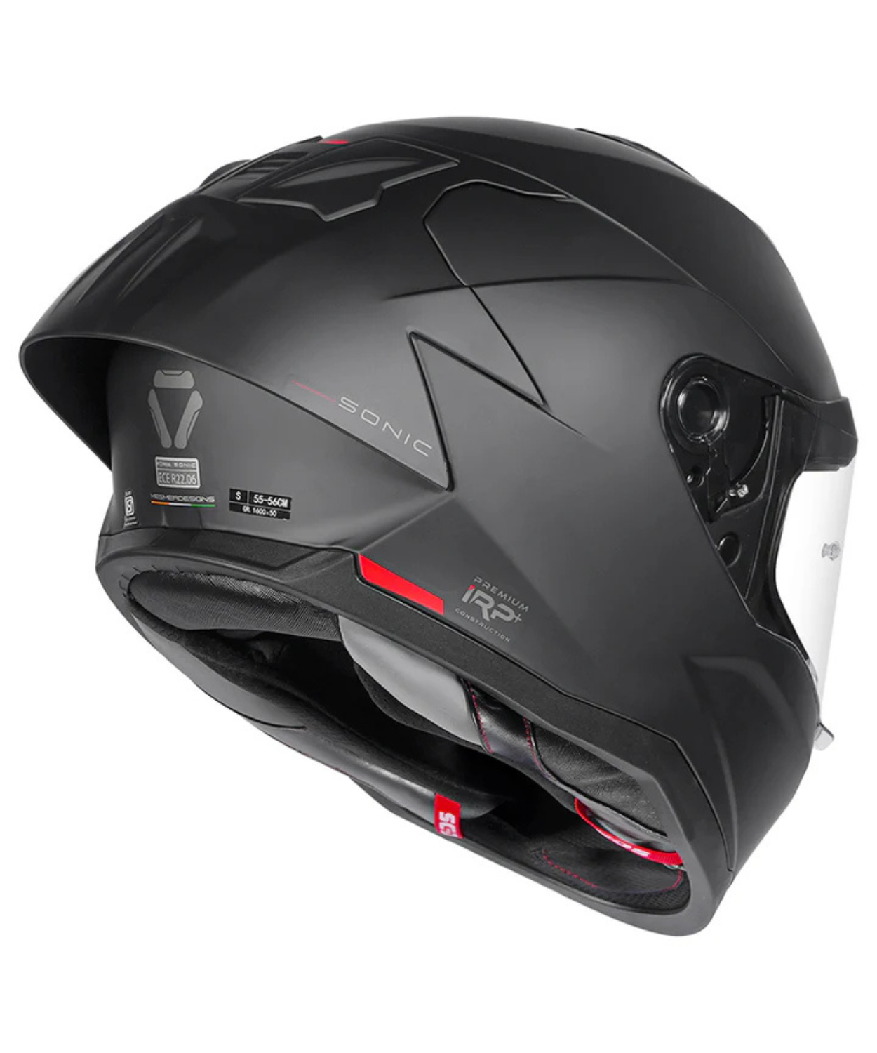 Korda Sonic GP Solid Helmet - Matt Black