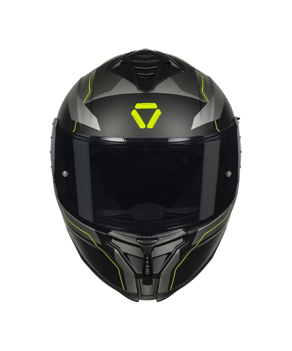 Korda Shockwave Flow Helmet - Matt Grey Fluorescent Yellow - Korda