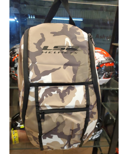 LS2 Helmet Backpack - Camouflage Khaki