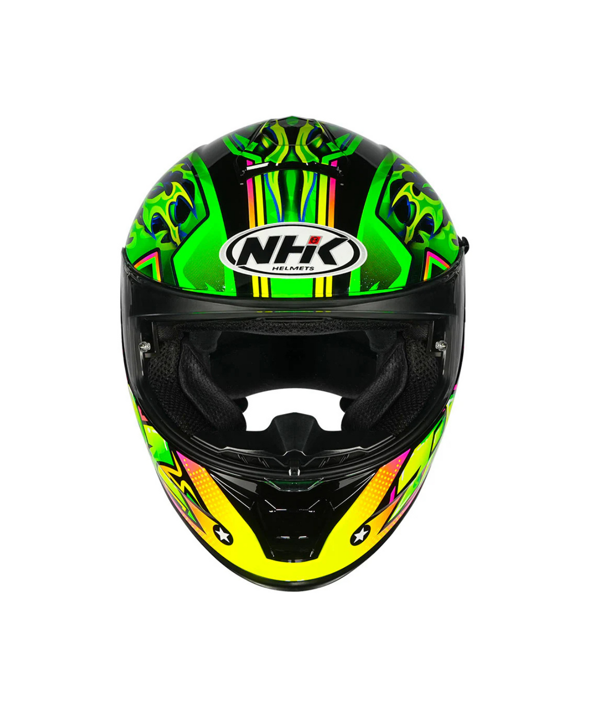 NHK K5R Timothee Helmet - Black Green - NHK