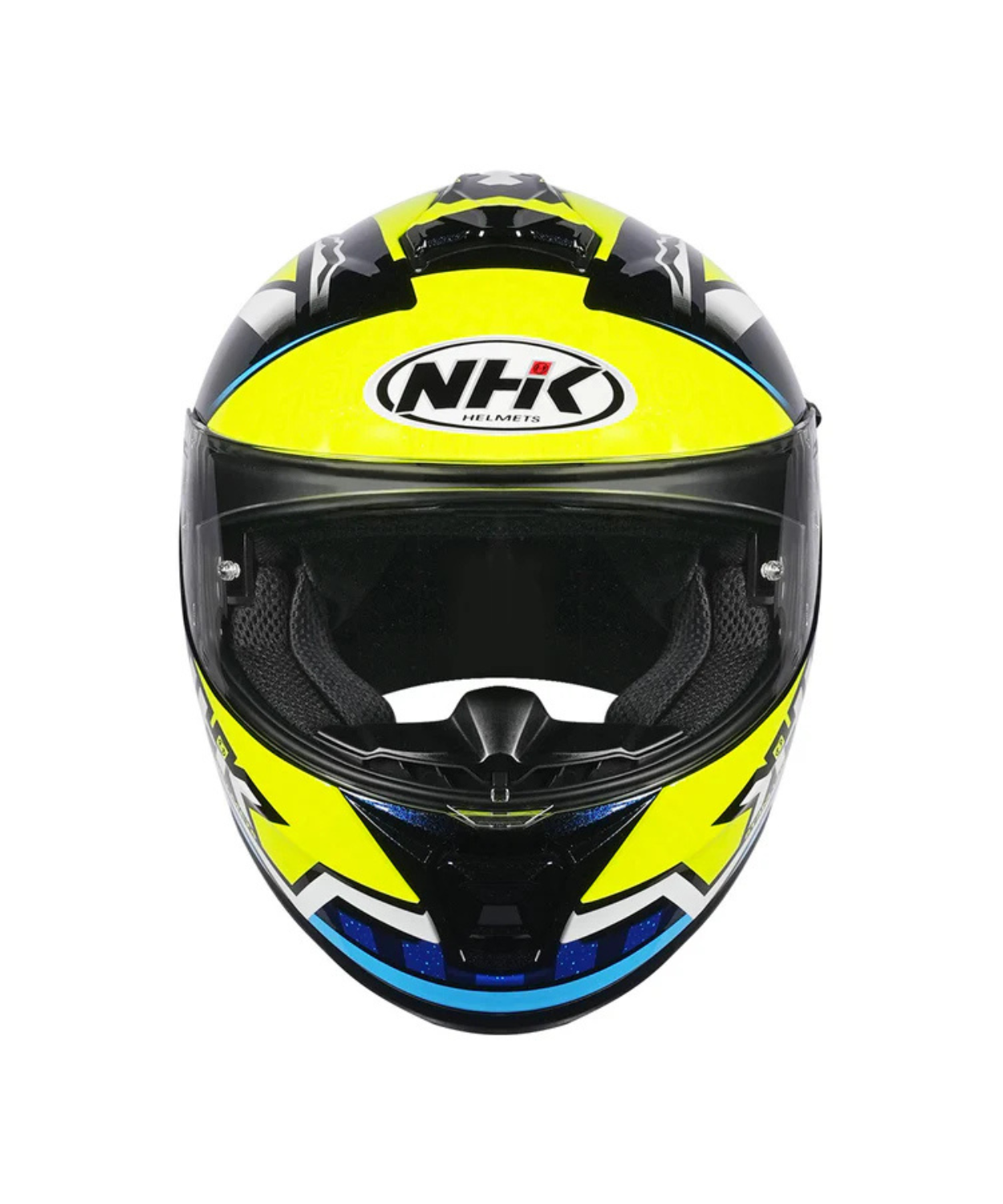 NHK K5R Robert Helmet - Yellow Blue