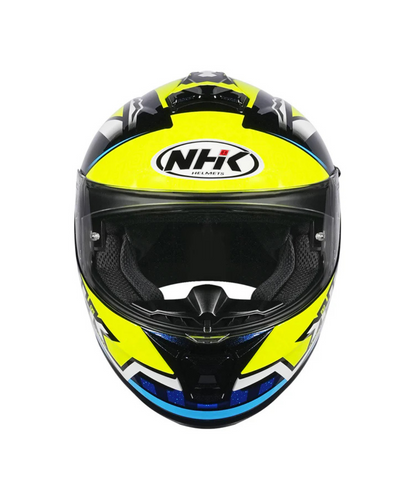 NHK K5R Robert Helmet - Yellow Blue