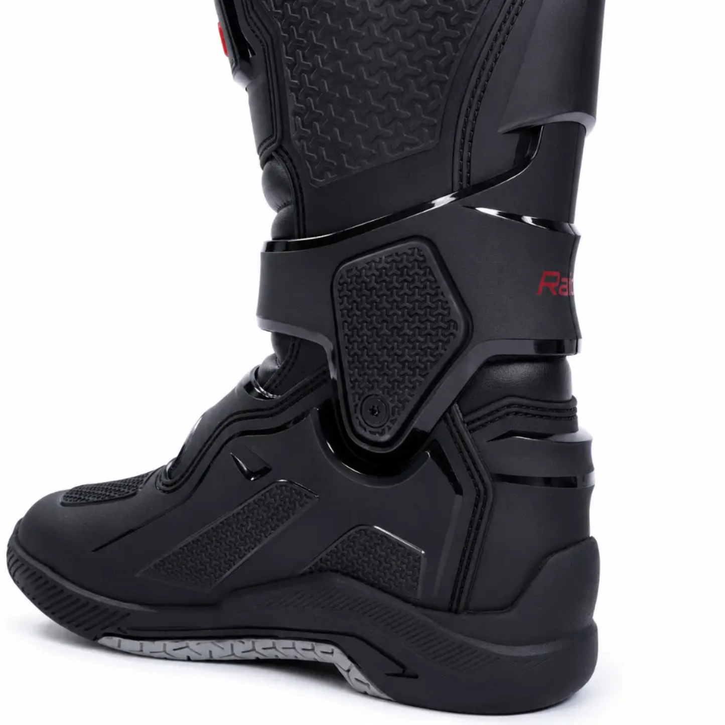 Raida TrailCraft V2 Motocross and Enduro Motorcycle Boots - Black Red