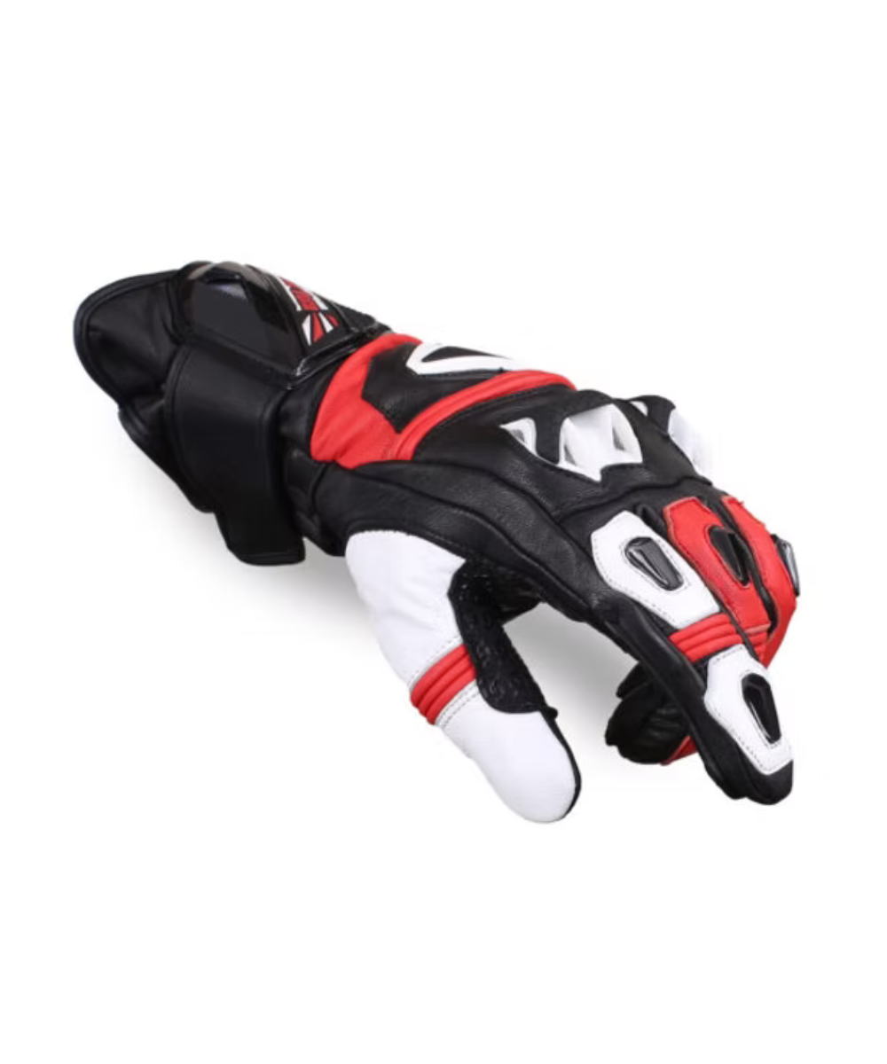 BBG Snell Race Tech Riding Gloves - Red