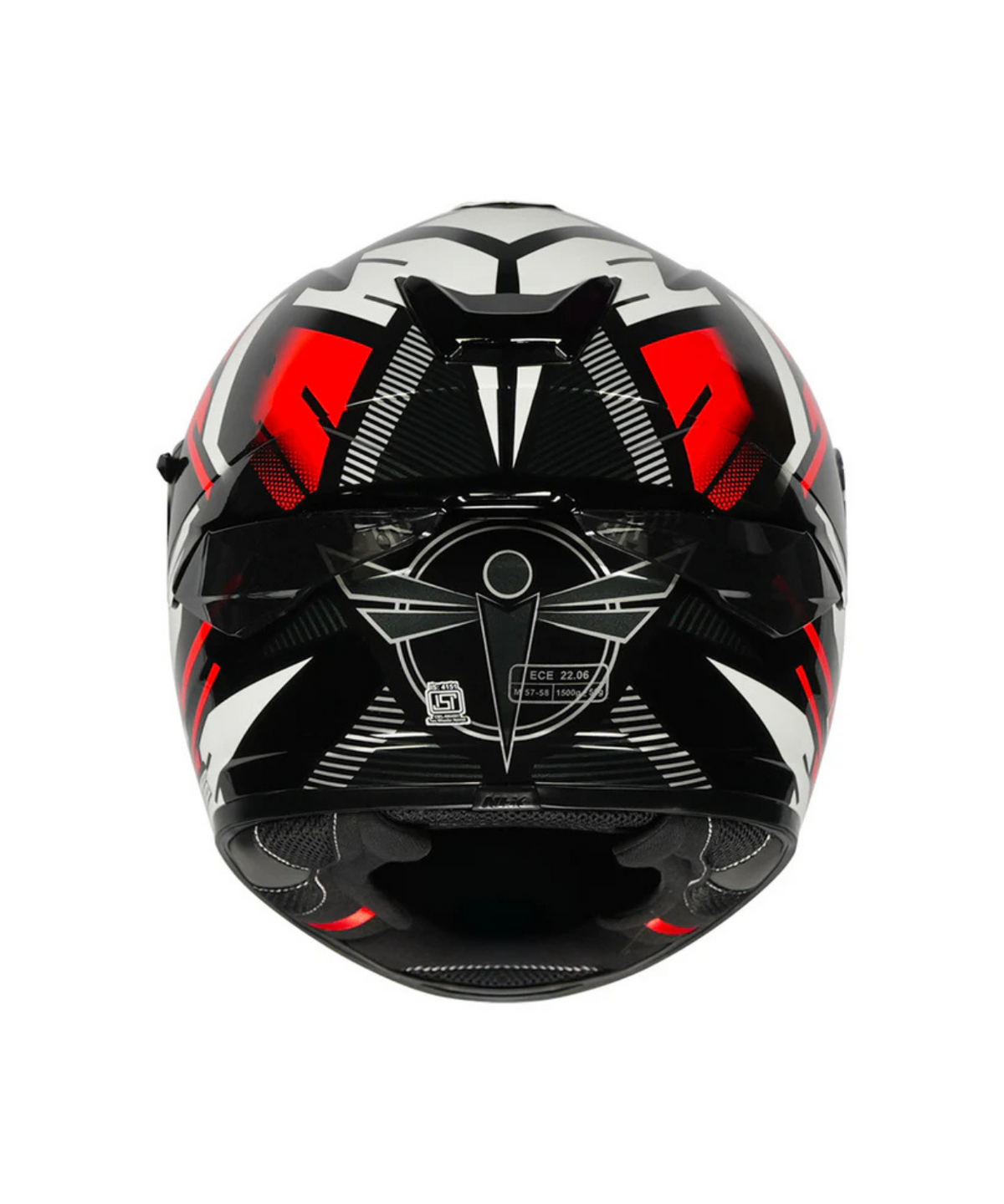 NHK K5R SCK Helmet - Black Red - NHK