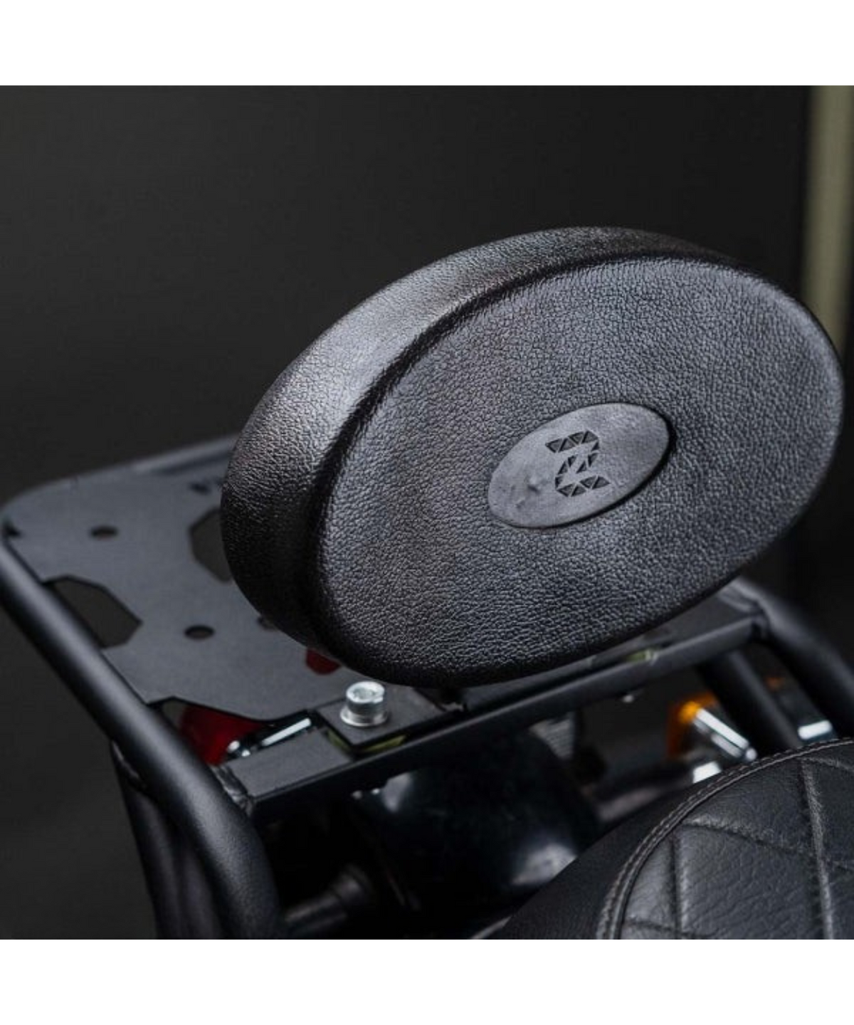 Zana Royal Enfield Interceptor 650 / Continental GT 650 Top Rack with Plate W-1 Compatible with Pillion Backrest