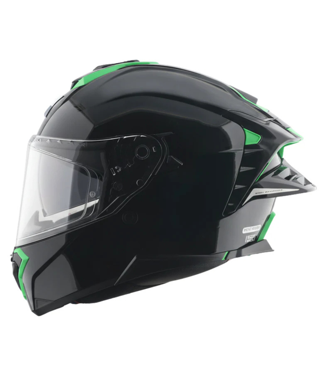 Axor Brutale Corsa Dual Spoiler Helmet - Gloss Black Green