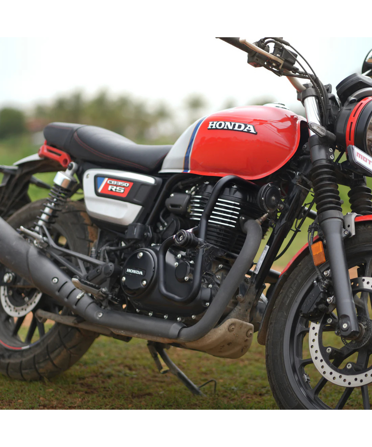 Moto Torque Honda CB 350RS Crash Guard - Black - Moto Torque