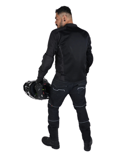 Rollin Denims Outlaw CORE-X Riding Cargo Jeans with Armour - Charcoal Black