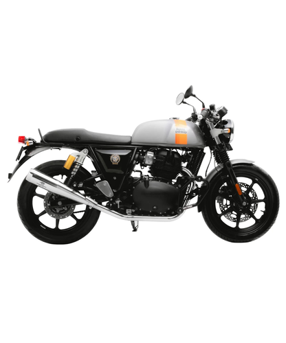 Red Rooster Performance Stellar Pro Exhaust For Royal Enfield Interceptor 650 / GT 650 - Silver Polish