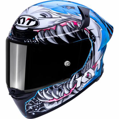 KYT TT-Revo Megalodon Helmet - Gloss Blue
