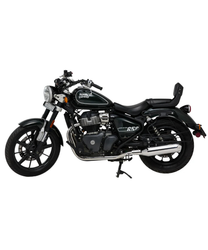 Red Rooster Performance Astral 2.0 Exhaust for Royal Enfield Super Meteor 650 - Silver Polish