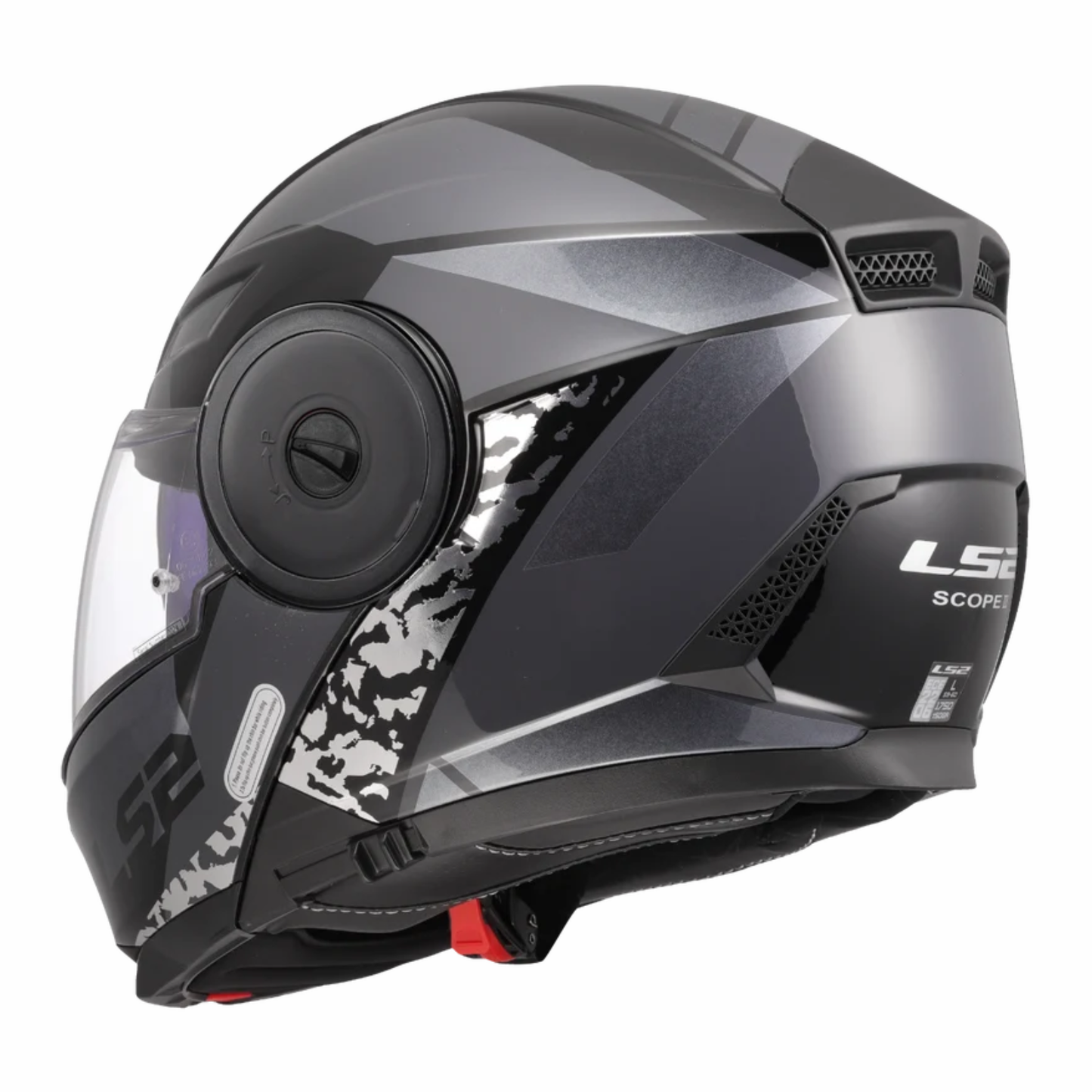 LS2 FF902 Scope II Oxyd Helmet - Gloss Black Titanium