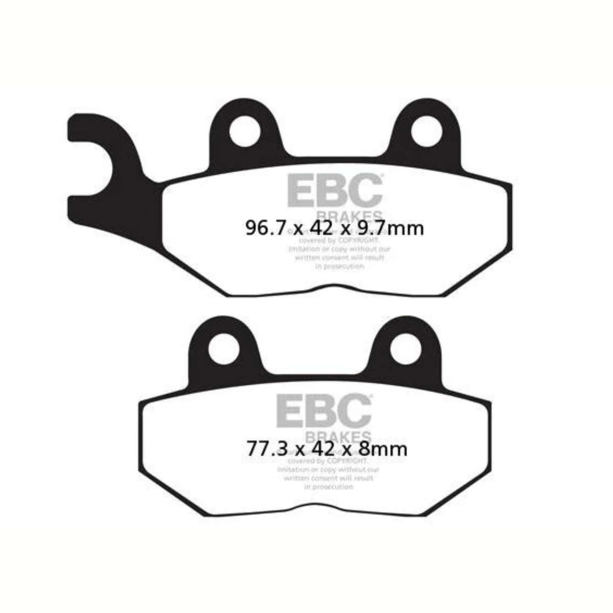 EBC Triumph Street Scrambler 900 (2017-2020) Fully Sintered Brake Pads