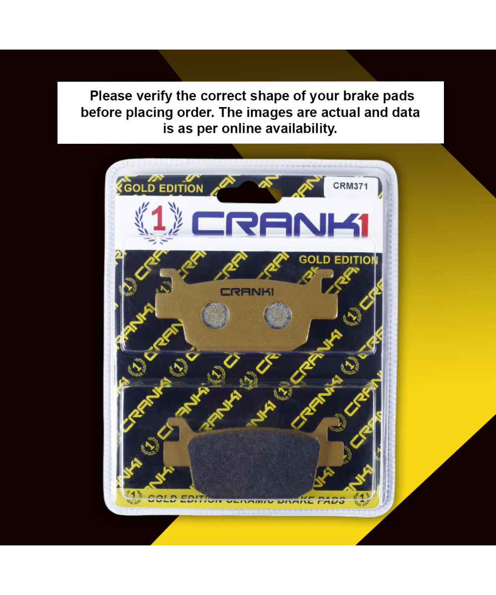 Crank1 Ceramic Brake Pads for Benelli Imperiale 400