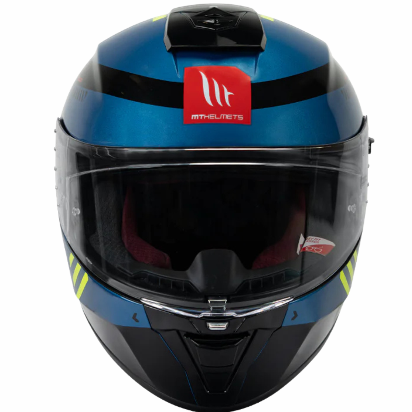 MT Blade 2 SV Vitality D7 Helmet - Gloss Blue Black Red Yellow