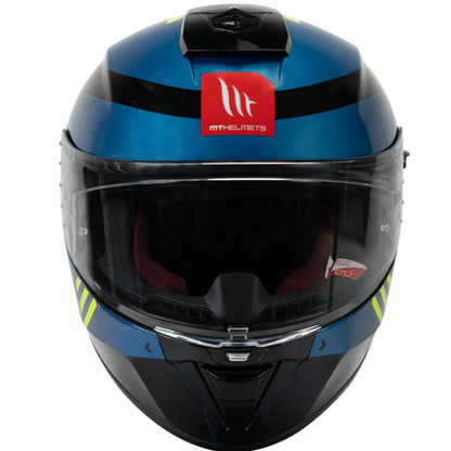 MT Blade 2 SV Vitality D7 Helmet - Gloss Blue Black Red Yellow